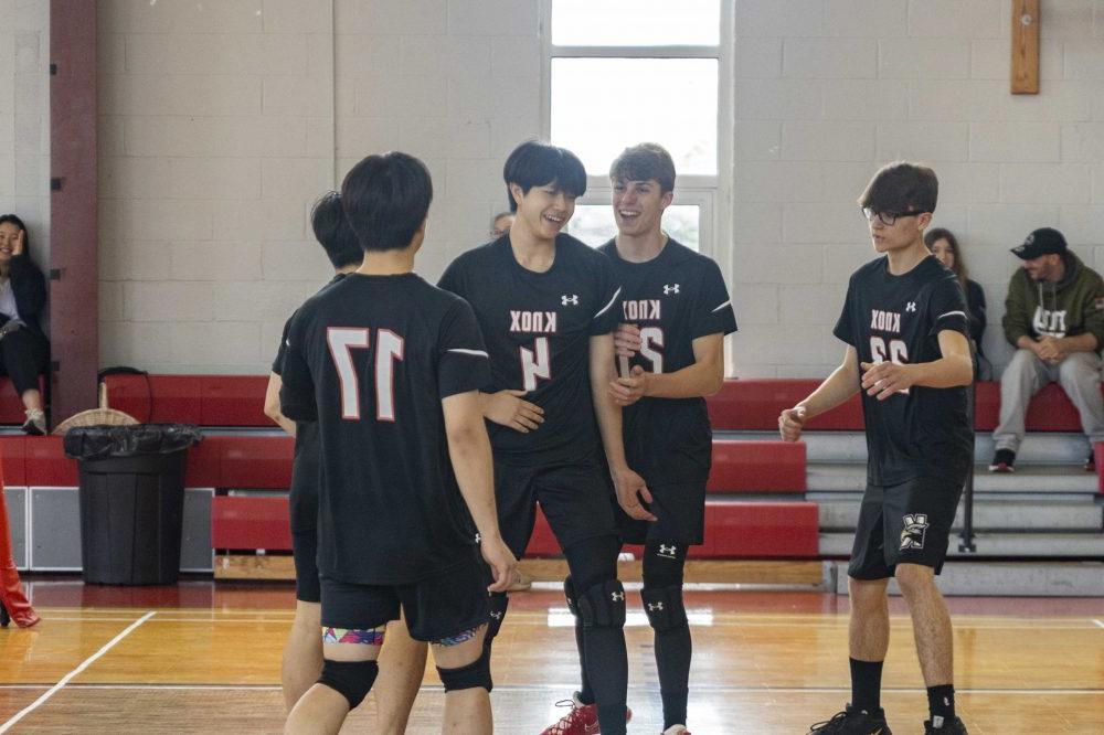 Knox Boys Volleyball Action Photo